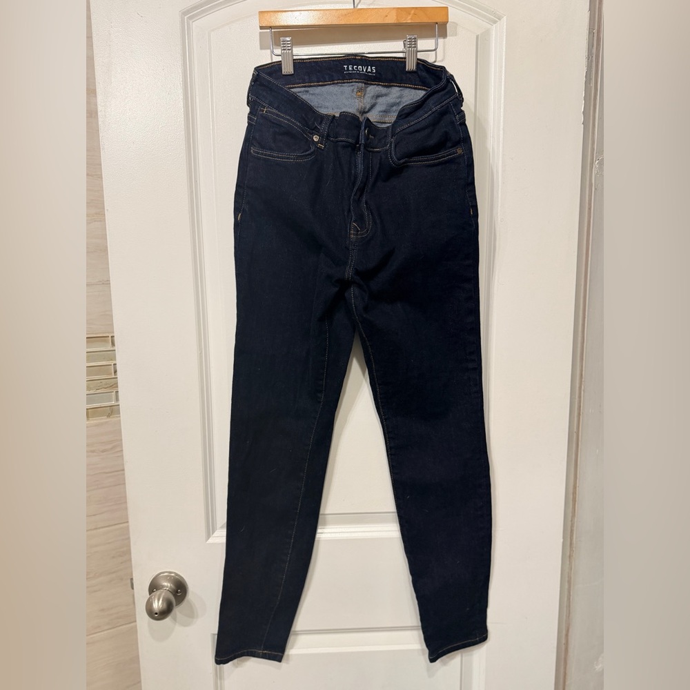 Tecovas Women's Skinny Jeans in Dark Indigo